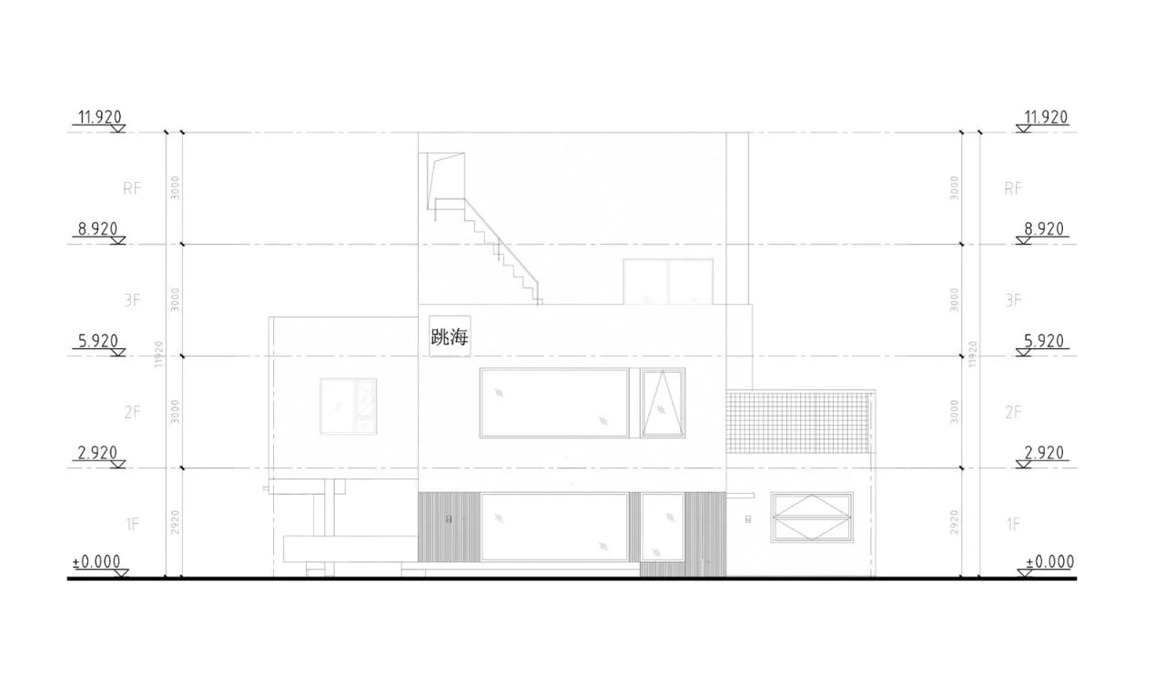 BIM Architecture | Jumping into the Sea Hood - Anaya Queyue Town/Wushan Architecture