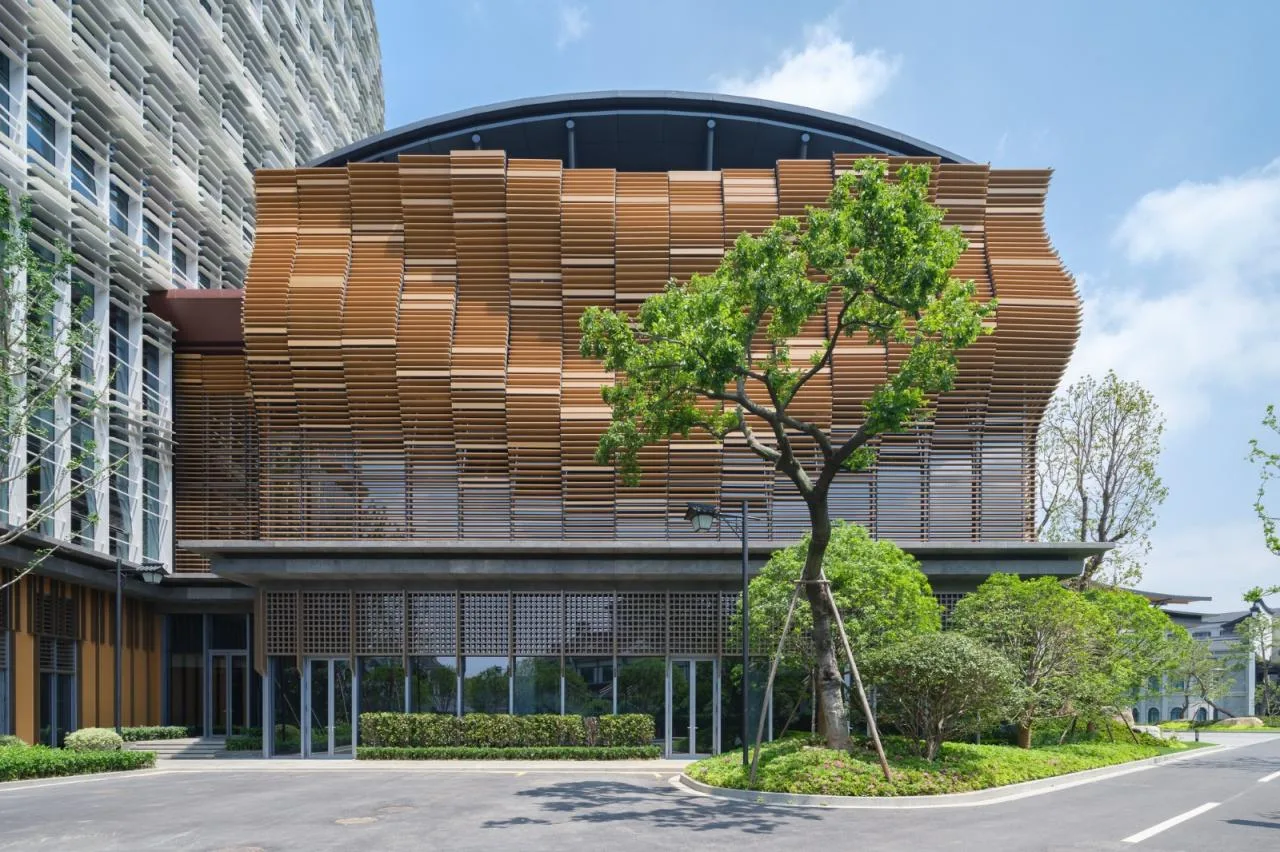 BIM Architecture | Exterior Design of Wuzhen DiShang Hotel/Shanghai Linear Architectural Design Firm