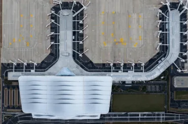 BIM Architecture at Yantai Penglai International Airport Phase II by China Southwest Architectural Design and Research Institute-BIM WORLD