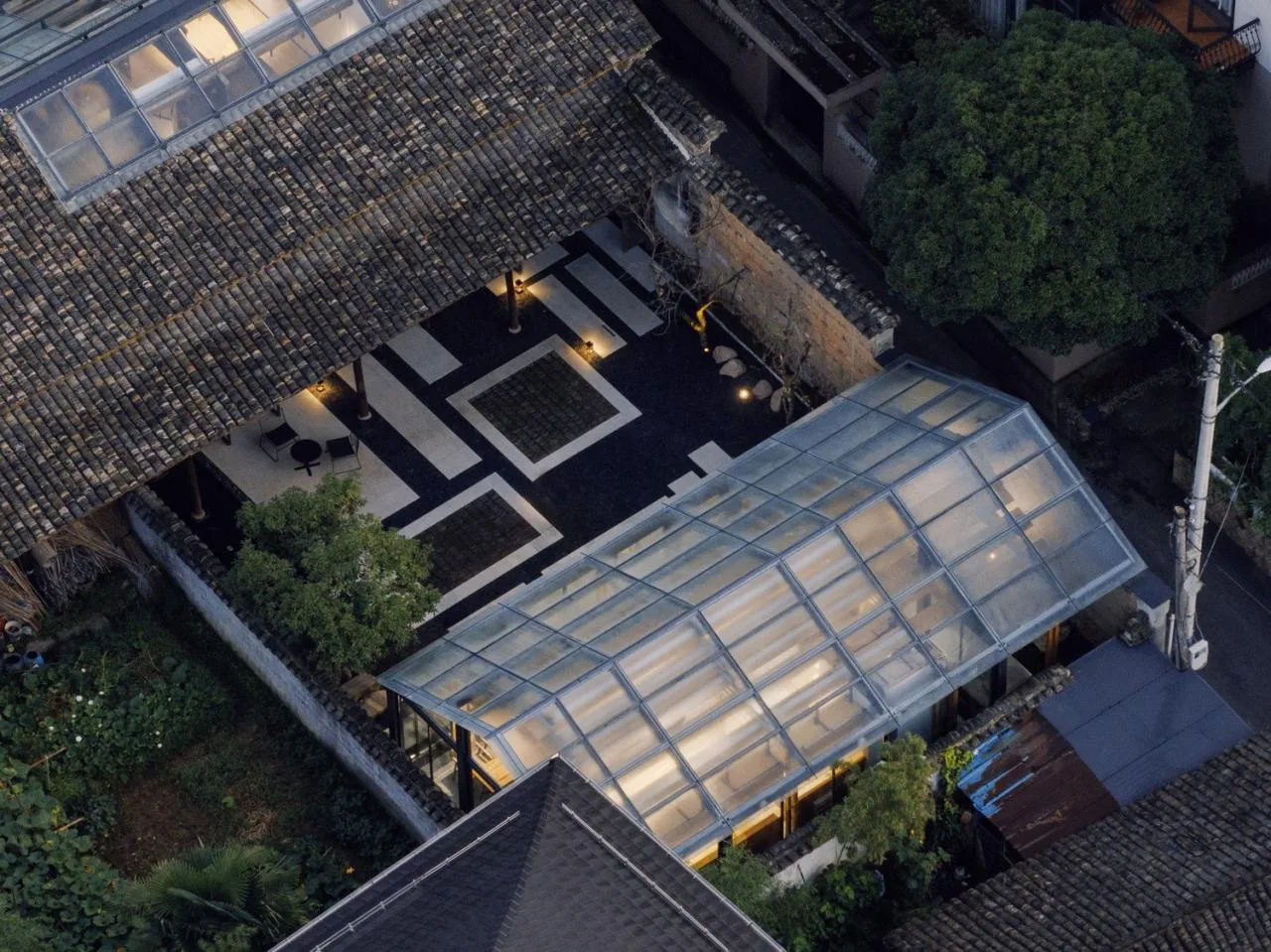 BIM architecture | Shanyu Tea House, renovating old and adding new/Olympic style buildings