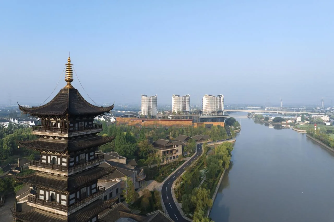 BIM Architecture | Exterior Design of Wuzhen DiShang Hotel/Shanghai Linear Architectural Design Firm