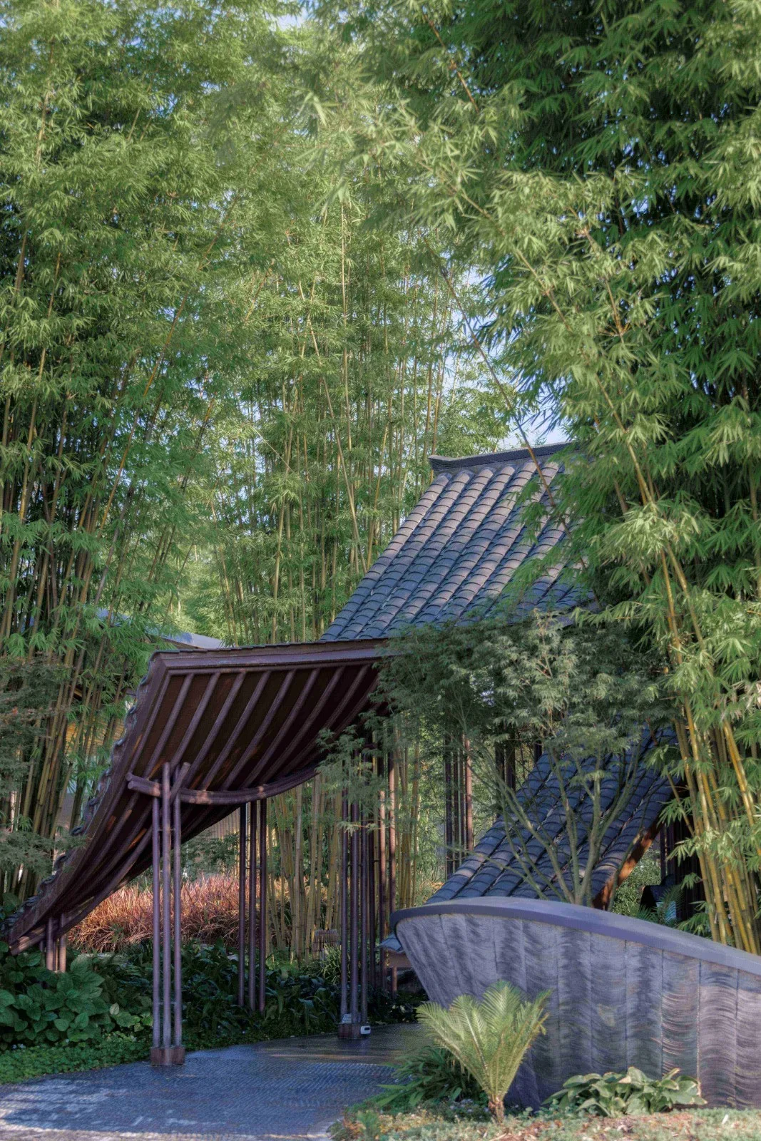 BIM Architecture | Good Cooling Under Large Leaves: Xingcheng Exhibition Park/Xiaoyin Architecture at the 2024 Chengdu International Horticultural Exposition