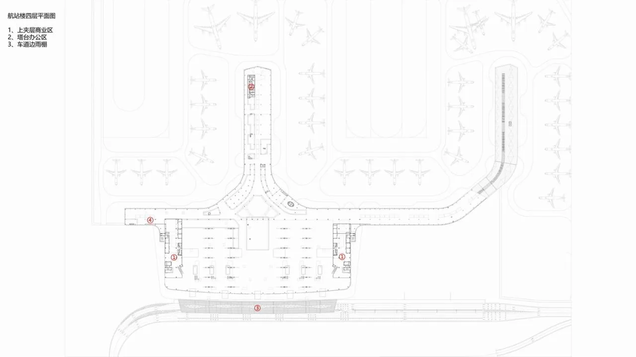 BIM Architecture | Yantai Penglai International Airport Phase II/China Southwest Architectural Design and Research Institute Co., Ltd
