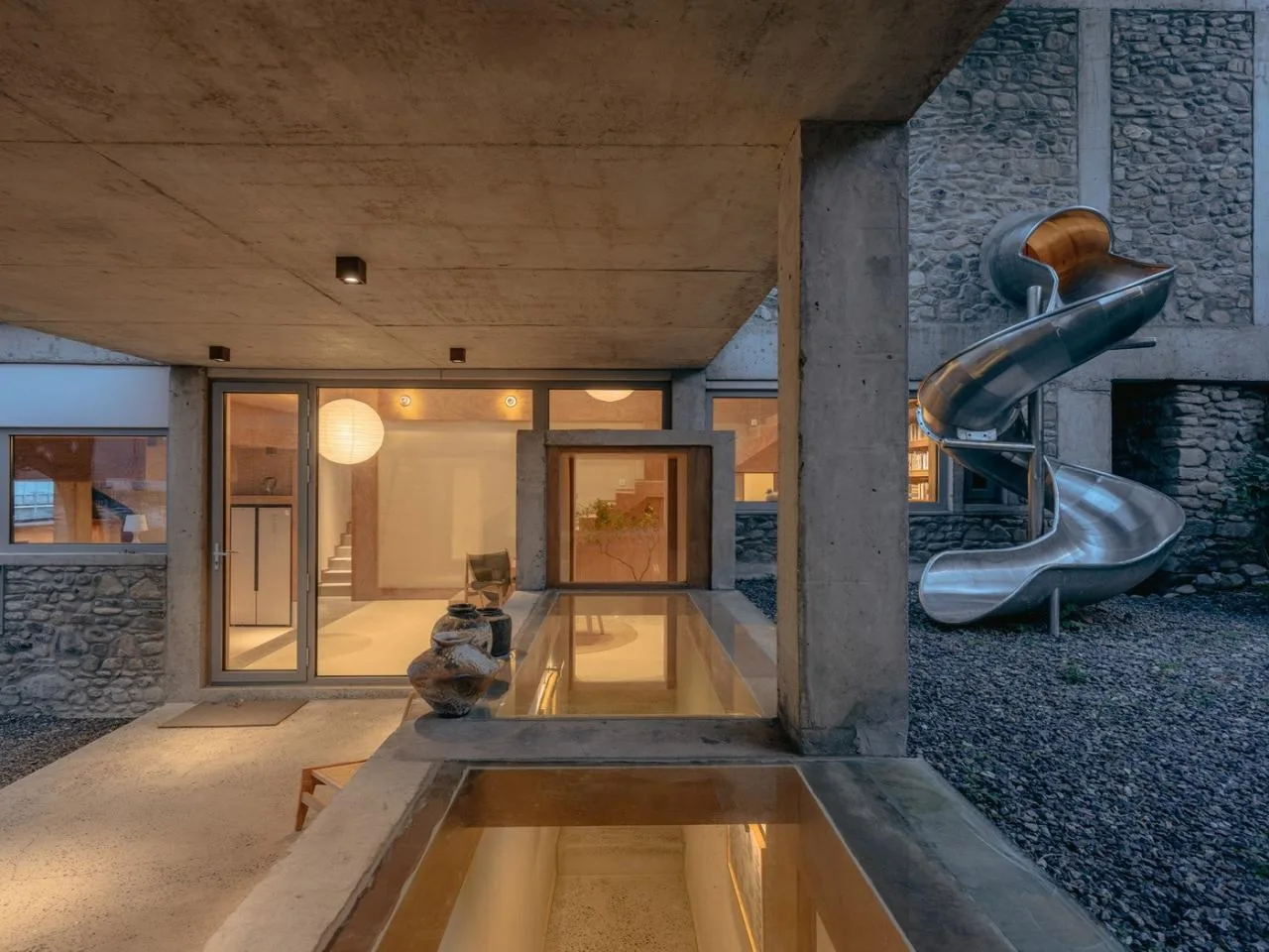 BIM Architecture | Wasteland Park, Bluff and Giant Hot Pot/Inspection Society Office