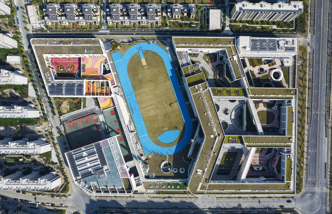 BIM Architecture | Lehuo Academy: Shanghai Qingpu Lansheng School/Shanghai Huadu Architectural Planning and Design Co., Ltd