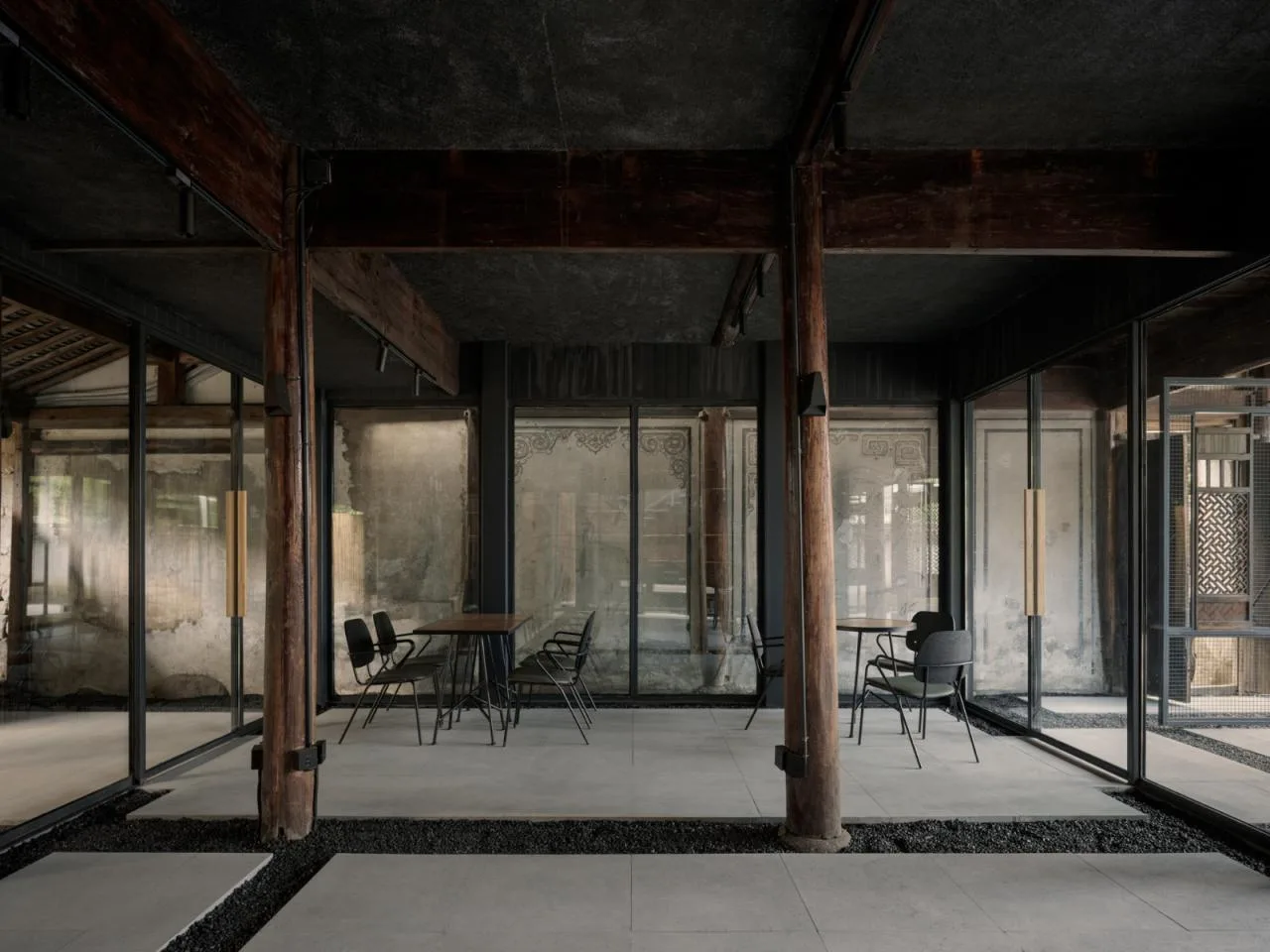 BIM architecture | Shanyu Tea House, renovating old and adding new/Olympic style buildings