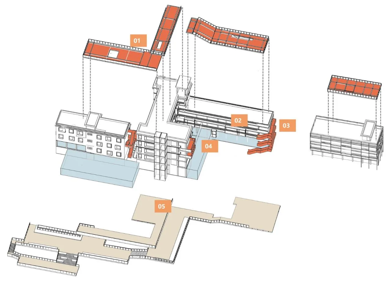 BIM Architecture | Renovation, Addition, and Expansion, Jiangmen Rural Revitalization Training Center/South China University of Technology Architectural Design and Research Institute