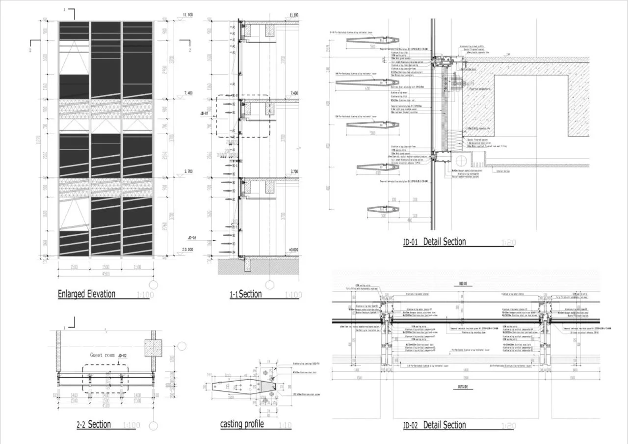 BIM Architecture | Exterior Design of Wuzhen DiShang Hotel/Shanghai Linear Architectural Design Firm