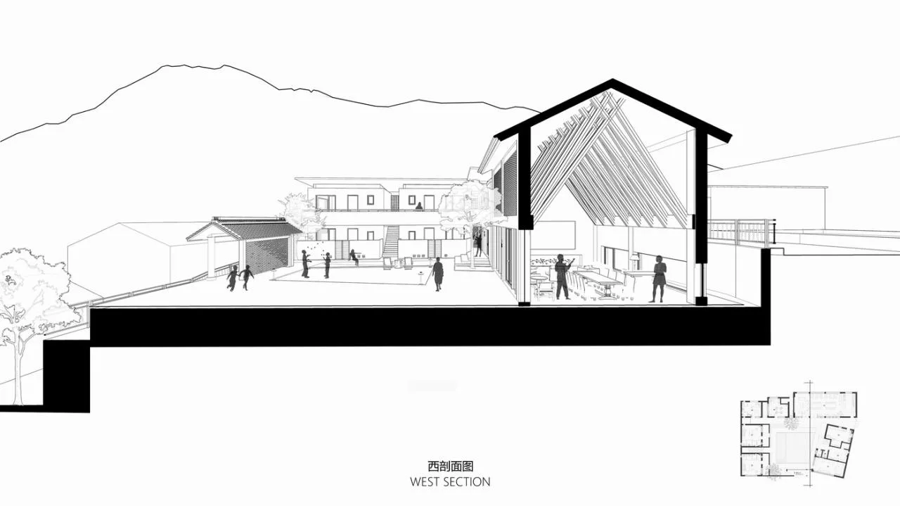 BIM Architecture | Living with Mountains: Backyard • Liushi Port Homestay/GW Space Design