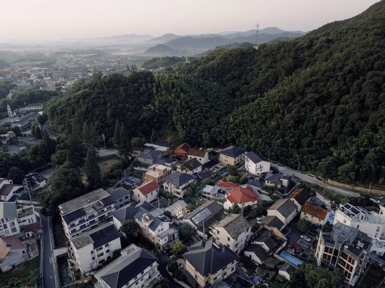 BIM architecture | Shanyu Tea House, renovating old and adding new/Olympic style buildings