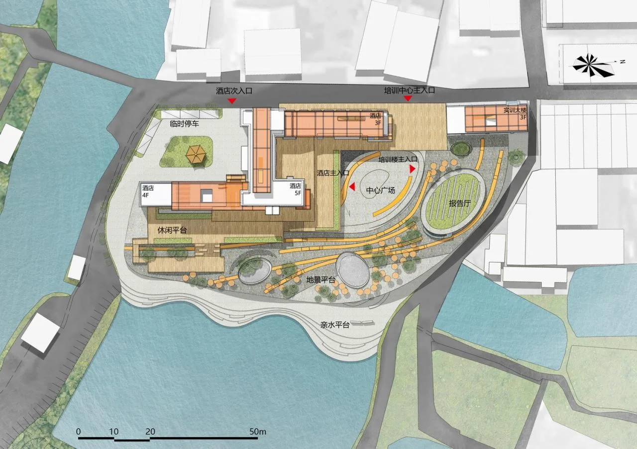 BIM Architecture | Renovation, Addition, and Expansion, Jiangmen Rural Revitalization Training Center/South China University of Technology Architectural Design and Research Institute