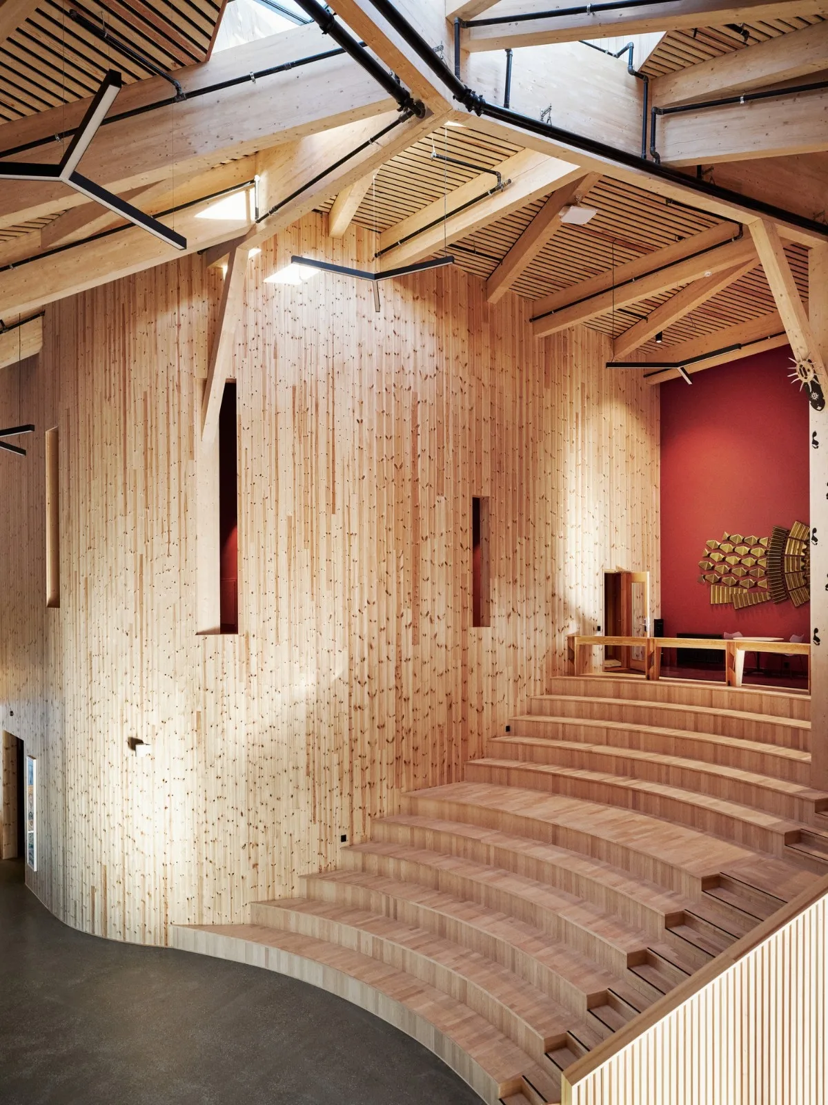 BIM Architecture | Čoarvemátta Cultural and Educational Center/Snøhetta+70 ° N arkitektur+Joar Nango