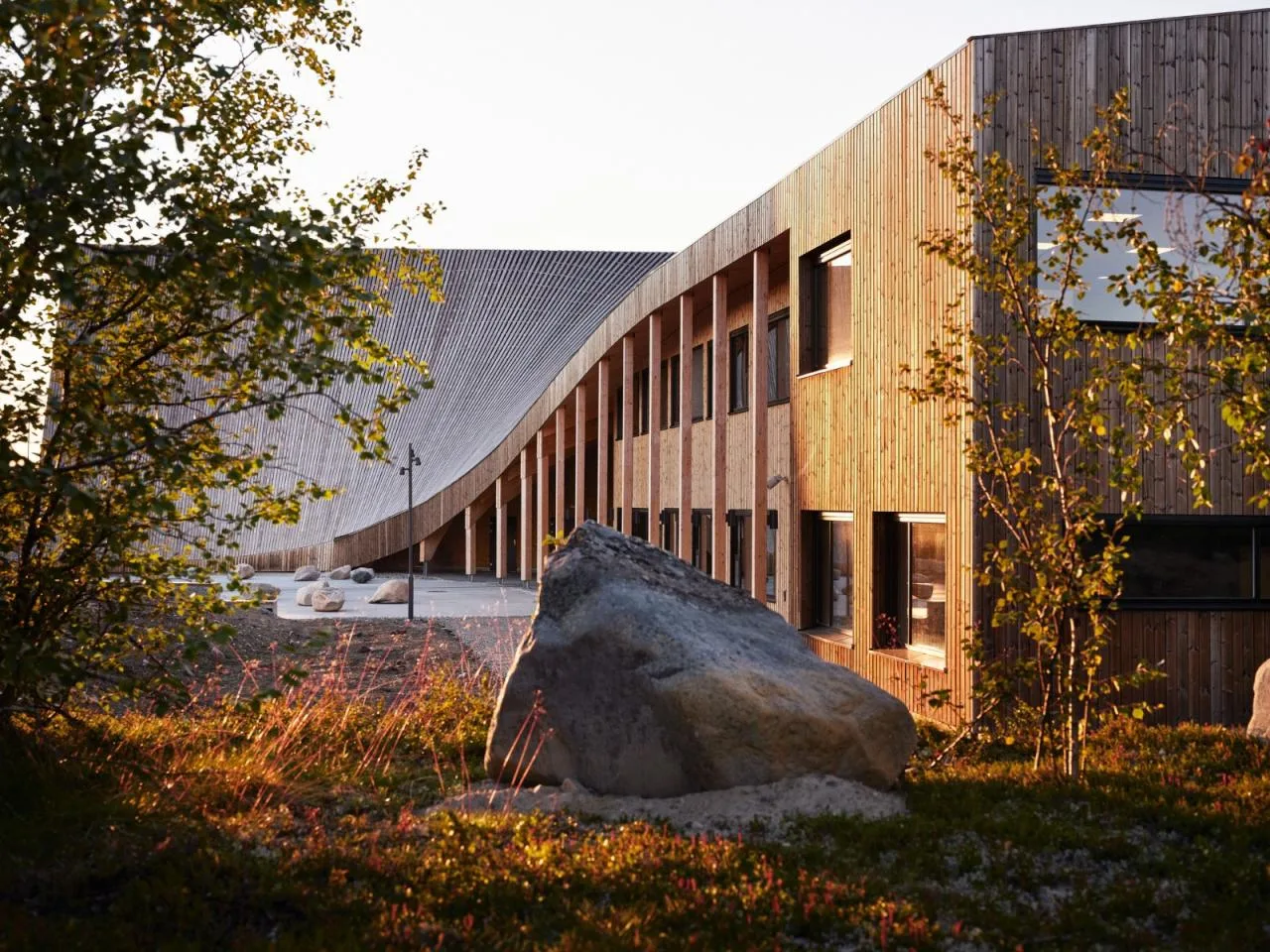 BIM Architecture | Čoarvemátta Cultural and Educational Center/Snøhetta+70 ° N arkitektur+Joar Nango