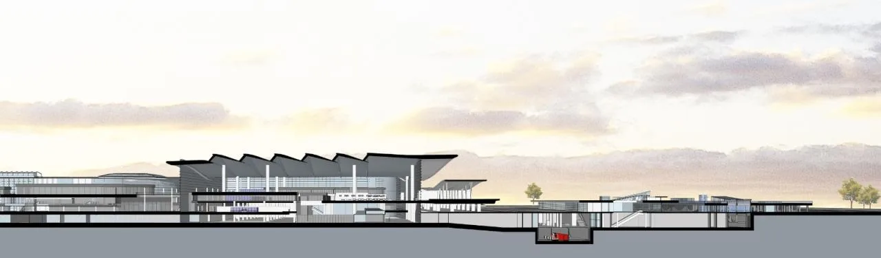 BIM Architecture | Yantai Penglai International Airport Phase II/China Southwest Architectural Design and Research Institute Co., Ltd