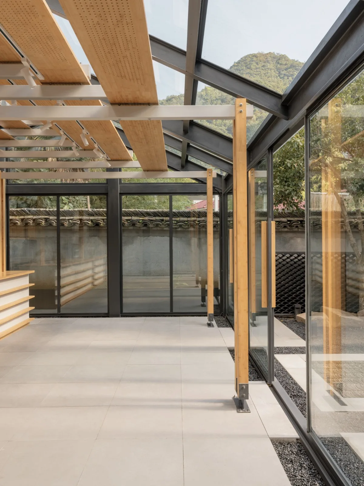 BIM architecture | Shanyu Tea House, renovating old and adding new/Olympic style buildings