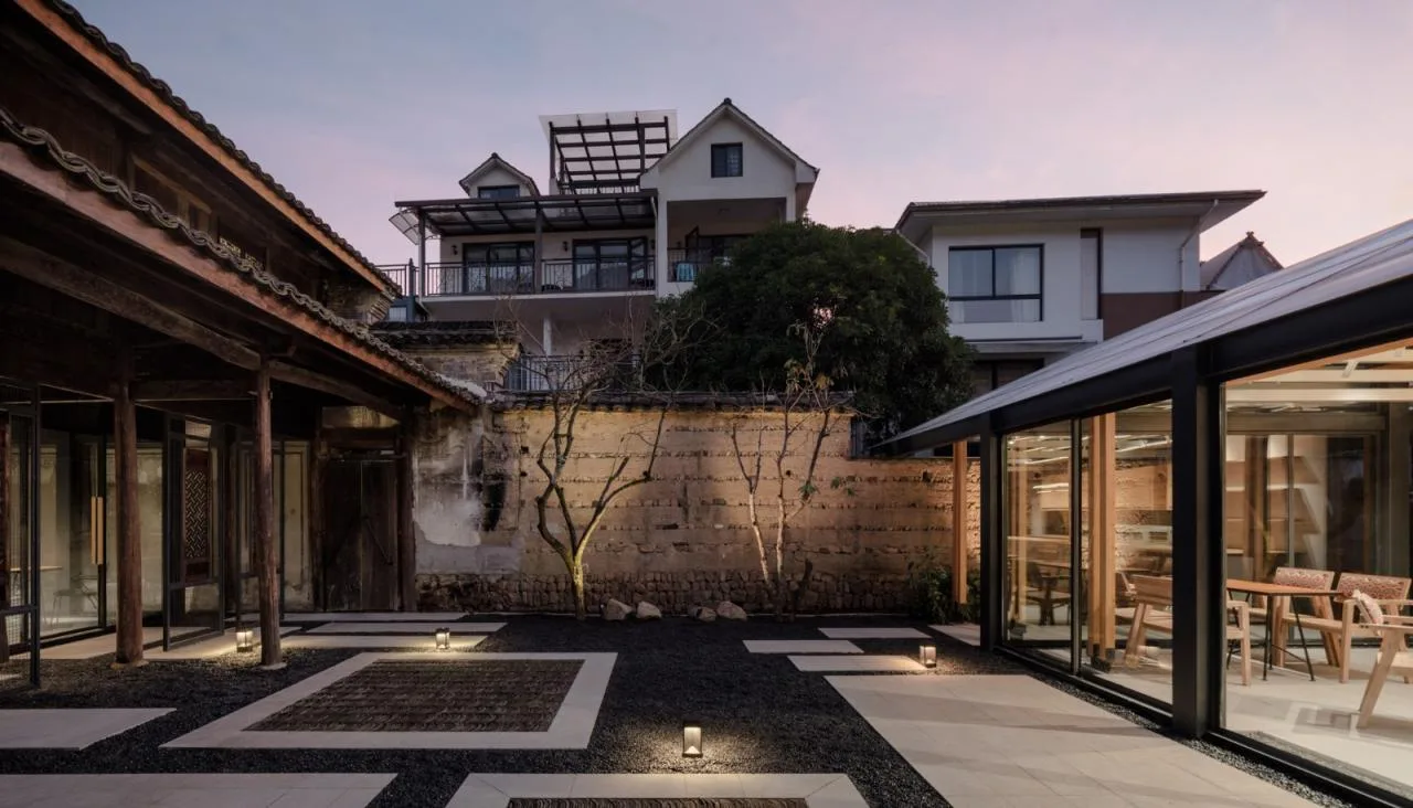 BIM architecture | Shanyu Tea House, renovating old and adding new/Olympic style buildings