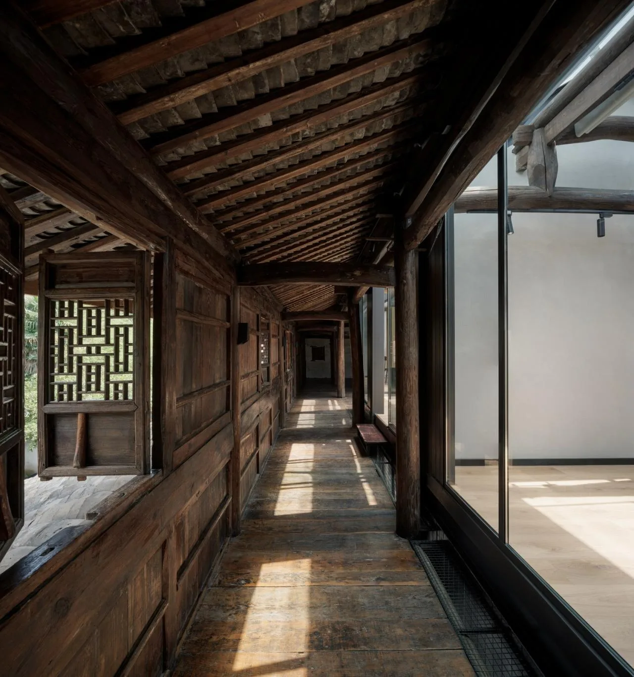 BIM architecture | Shanyu Tea House, renovating old and adding new/Olympic style buildings