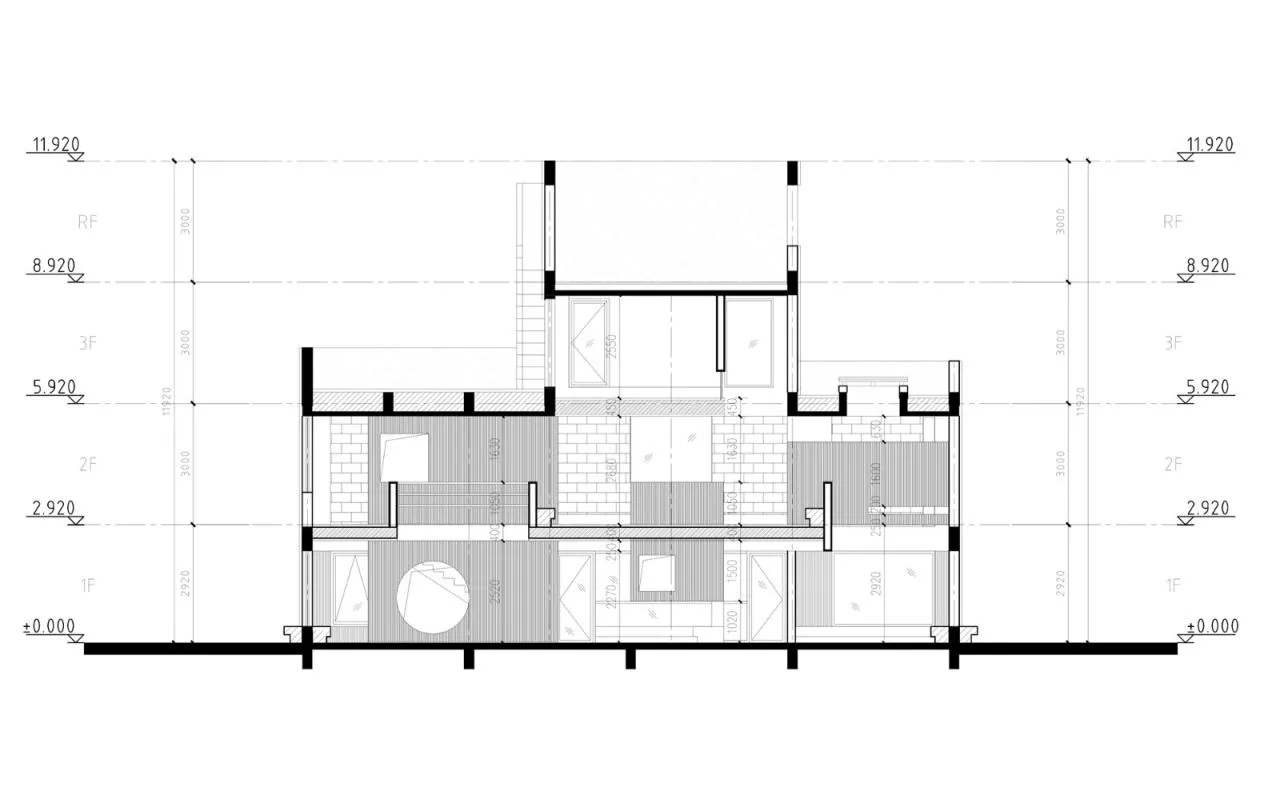 BIM Architecture | Jumping into the Sea Hood - Anaya Queyue Town/Wushan Architecture