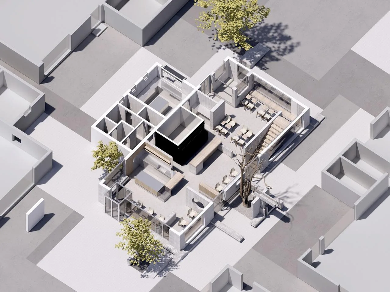 BIM Architecture | Jumping into the Sea Hood - Anaya Queyue Town/Wushan Architecture