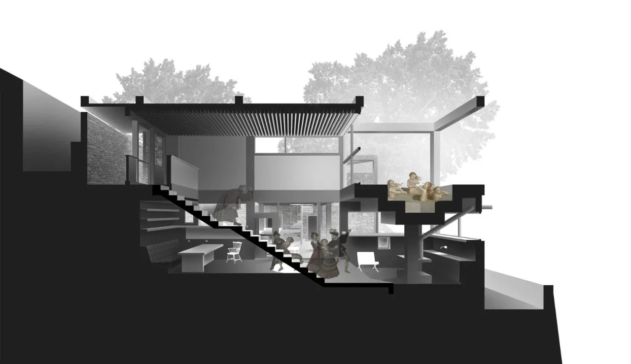 BIM Architecture | Wasteland Park, Bluff and Giant Hot Pot/Inspection Society Office