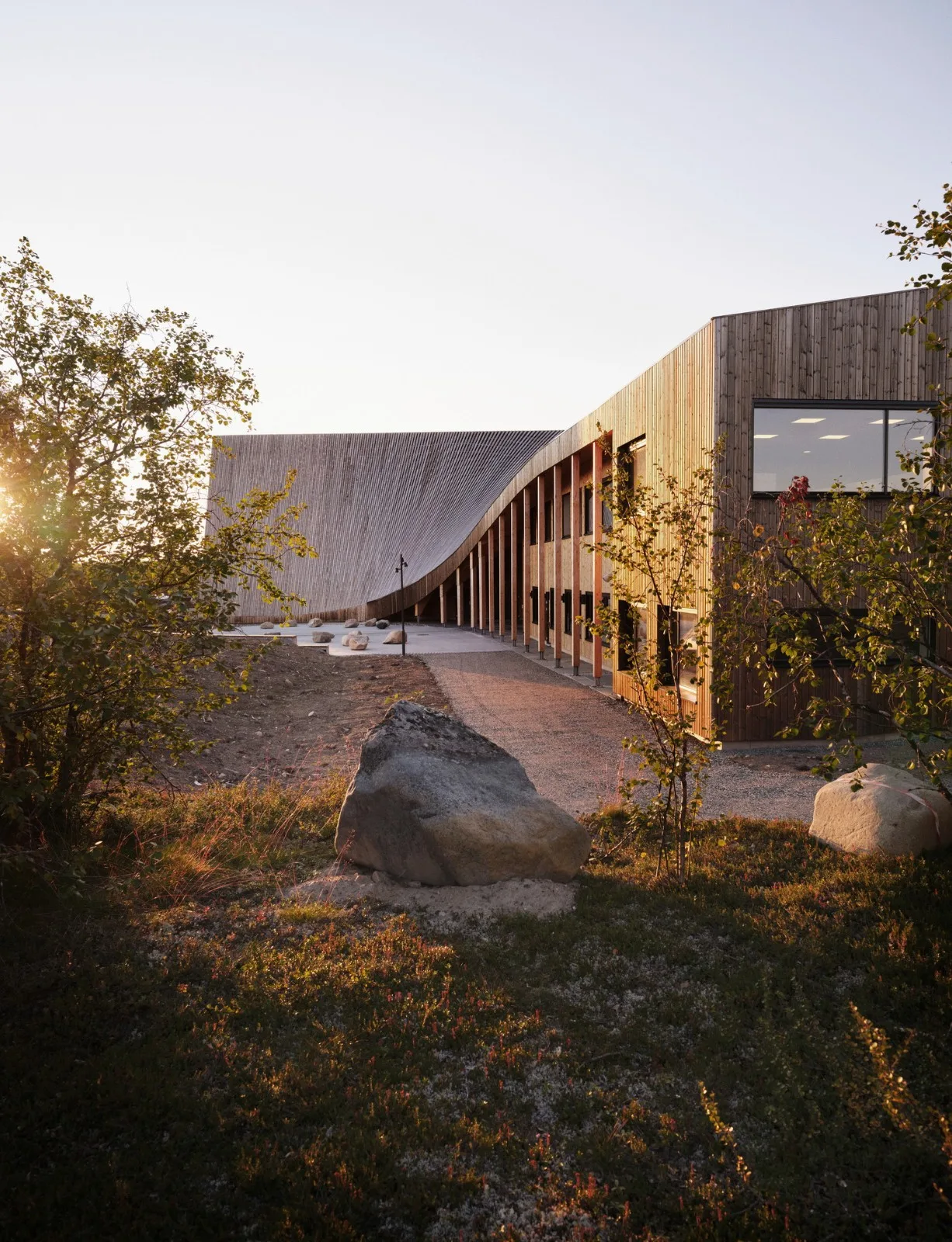 BIM Architecture | Čoarvemátta Cultural and Educational Center/Snøhetta+70 ° N arkitektur+Joar Nango