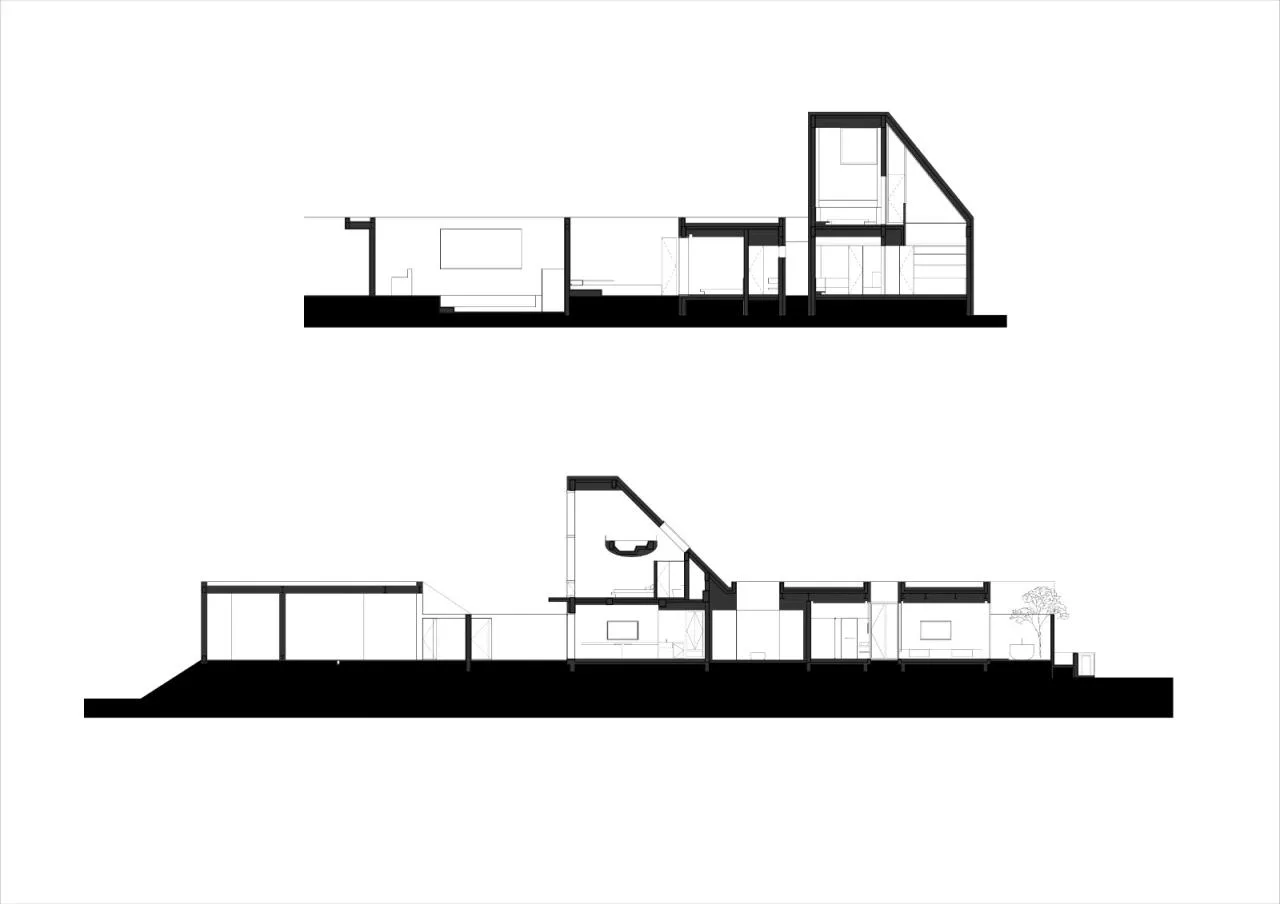 BIM Architecture | ARVO 16:30 Hotel: Castle/Large Building that catches the Light, Shadow, Trees and Trees