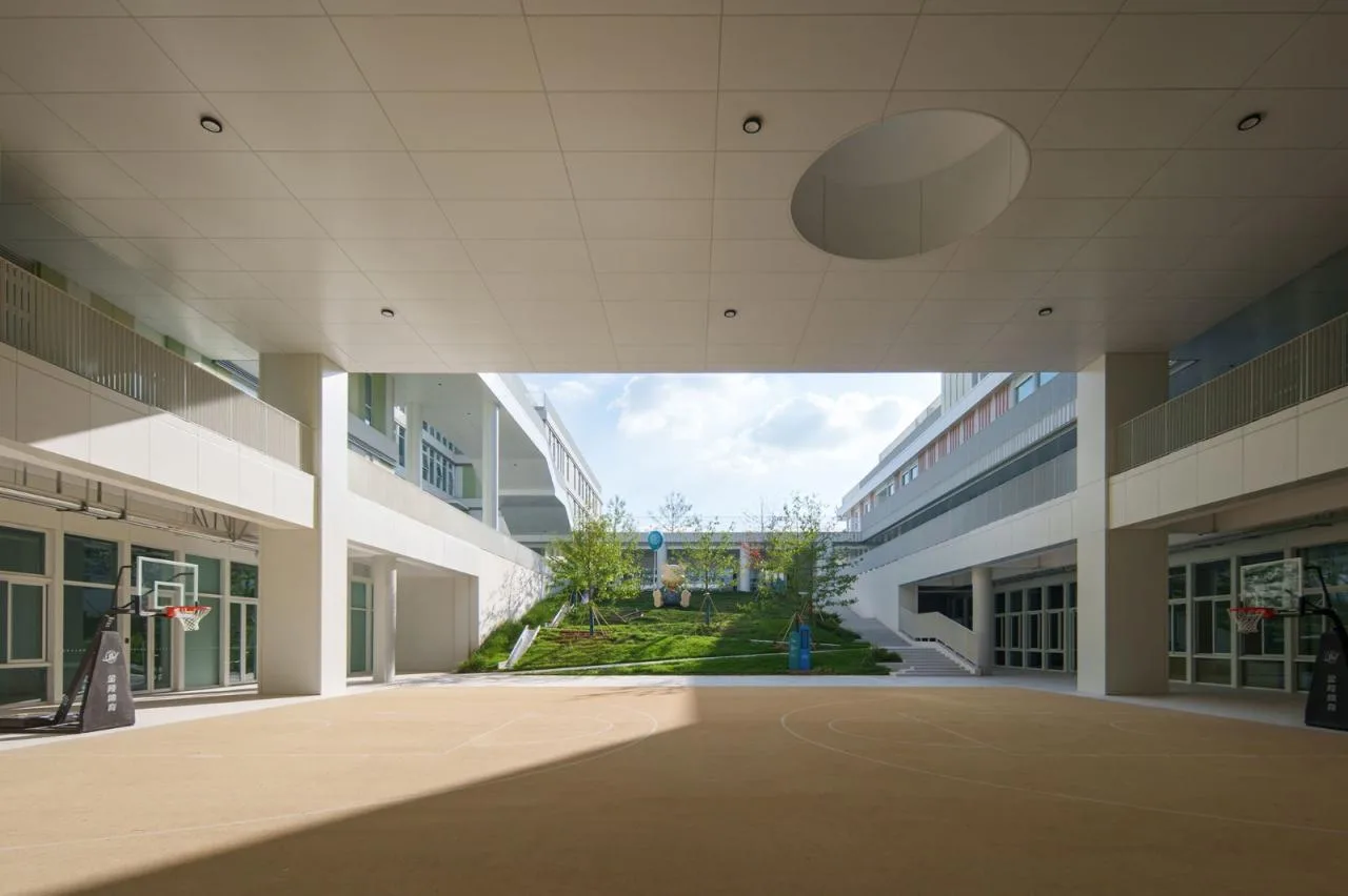BIM Architecture | Shanghai Experimental School Jiading New City Branch/Daguan Landscape