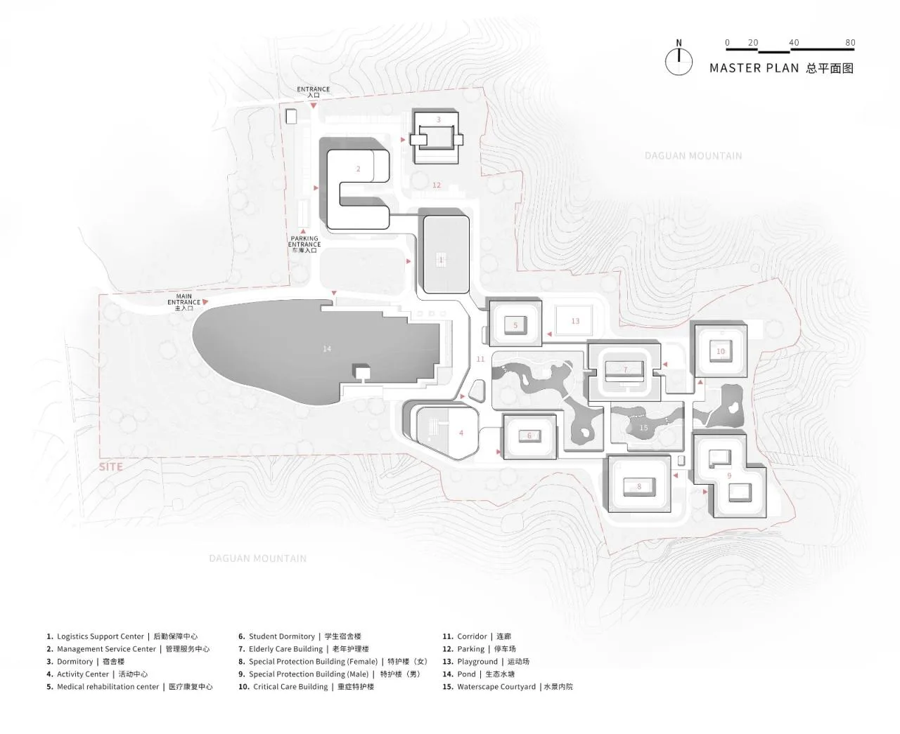 BIM Architecture | Landscape Healing, Livable Body and Mind: Hangzhou First Social Welfare Institute/Zhejiang University Architectural Design and Research Institute