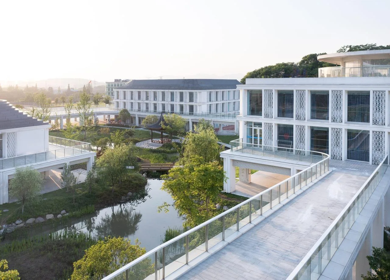 BIM Architecture | Landscape Healing, Livable Body and Mind: Hangzhou First Social Welfare Institute/Zhejiang University Architectural Design and Research Institute