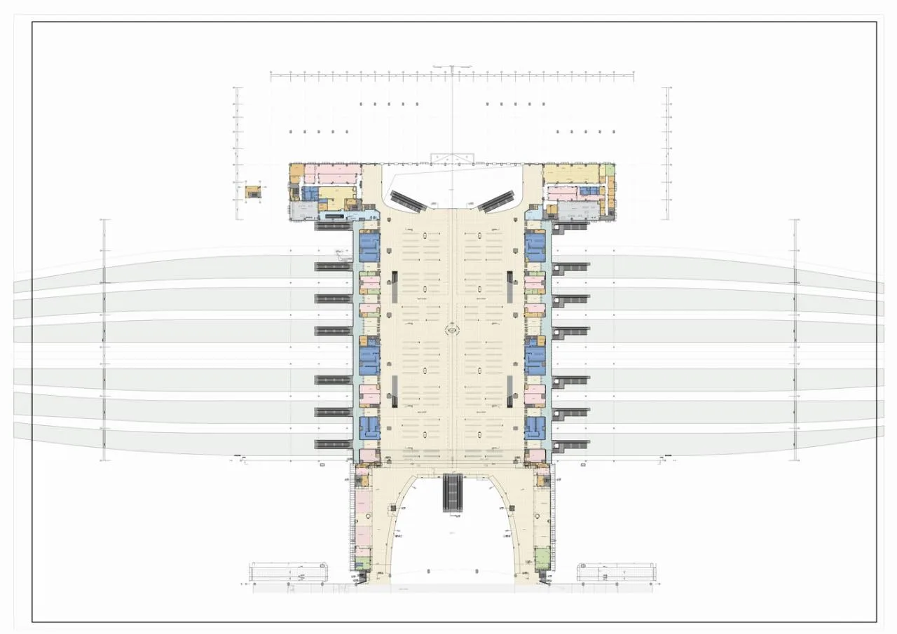 BIM Architecture | Xiamen North Station Expansion Design/CCDI Smart Interior Design