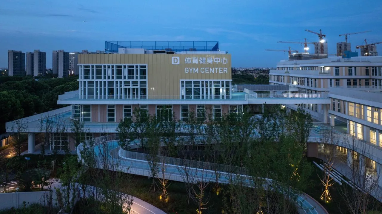 BIM Architecture | Shanghai Experimental School Jiading New City Branch/Daguan Landscape