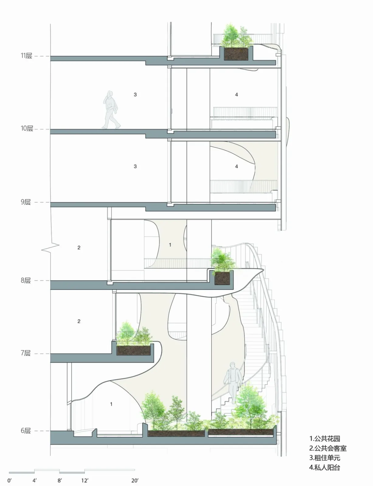 BIM Architecture | 'Vertical Canyon': Residential Construction in Denver, USA/MAD