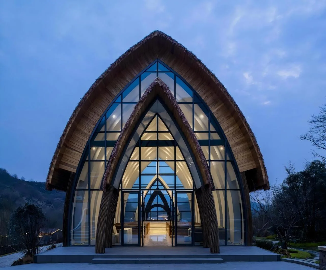 BIM Architecture | Resting in the mountains and valleys, Huwa Slow Time: Huwa Happy Tea Valley, Ketan Town, Lujiang County/China Railway Hefei Municipal Engineering Design and Research Institute Co., Ltd