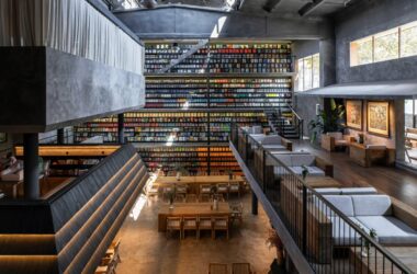 BIM Architecture: Transforming an Old Factory into a Modern Bookstore and Minimalist Space-BIM WORLD