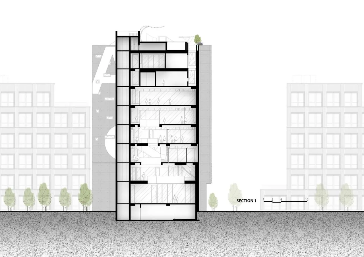 BIM Architecture | AEC 4B Foreign Language Education Center/Ho Khue Architects