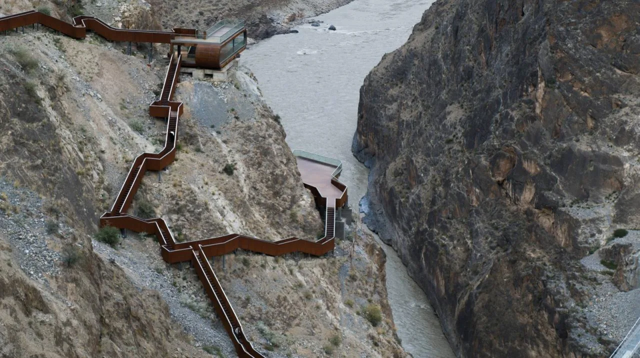 BIM Architecture | Nujiang 72 turn Grand Canyon Scenic Spot in Xizang/Xiaoyin Architecture Firm