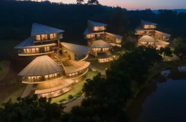 BIM Architecture: Leaf-Inspired Tree House Design for Nanxi Happy Countryside Wild Fun Hotel by Wang Hui Architecture Studio-BIM WORLD