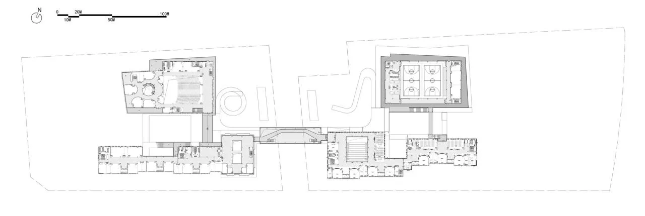 BIM Architecture | Shanghai Experimental School Jiading New City Branch/Daguan Landscape