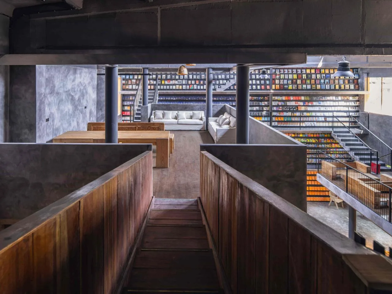 BIM Architecture | Ladder Space: Old Factory Building, New Bookstore/Plain Building