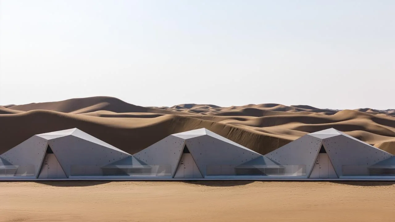 BIM Architecture | Zhongwei Desert Diamond Hotel/Shuishi Design - Mikawa Studio
