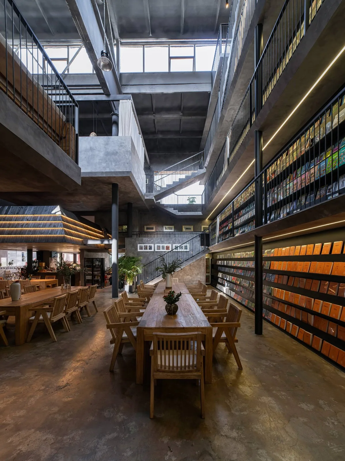 BIM Architecture | Ladder Space: Old Factory Building, New Bookstore/Plain Building