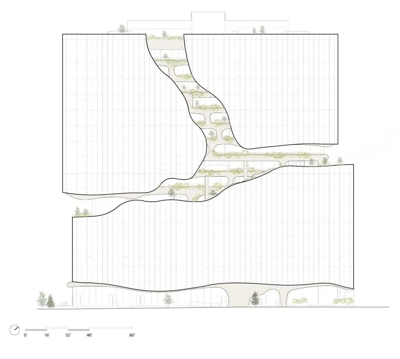 BIM Architecture | 'Vertical Canyon': Residential Construction in Denver, USA/MAD