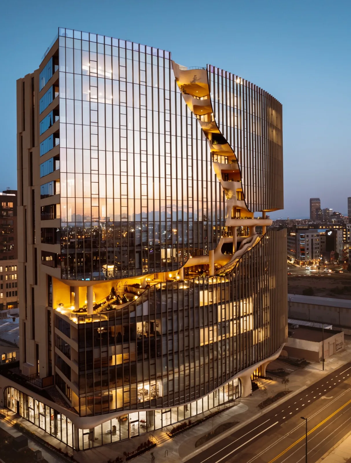 BIM Architecture | 'Vertical Canyon': Residential Construction in Denver, USA/MAD