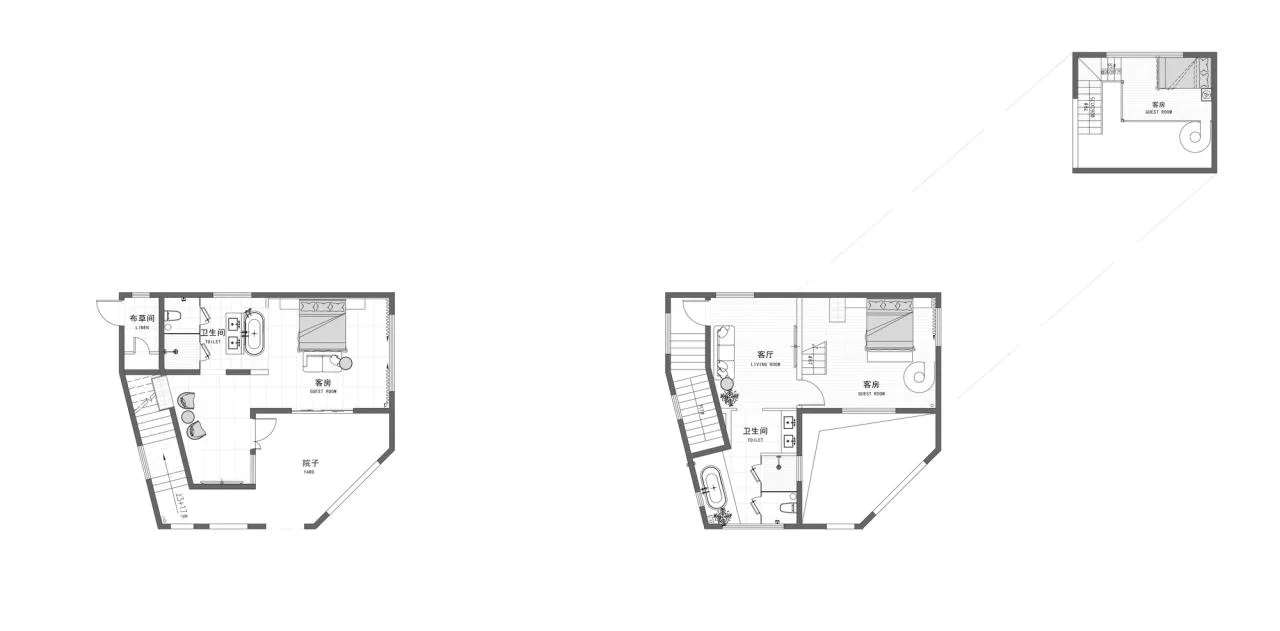 BIM Architecture | Persimmon Ruyi • Nanyeji Homestay/UAO Ruituo Design