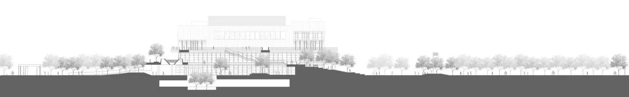 BIM Architecture | Shanghai Experimental School Jiading New City Branch/Daguan Landscape