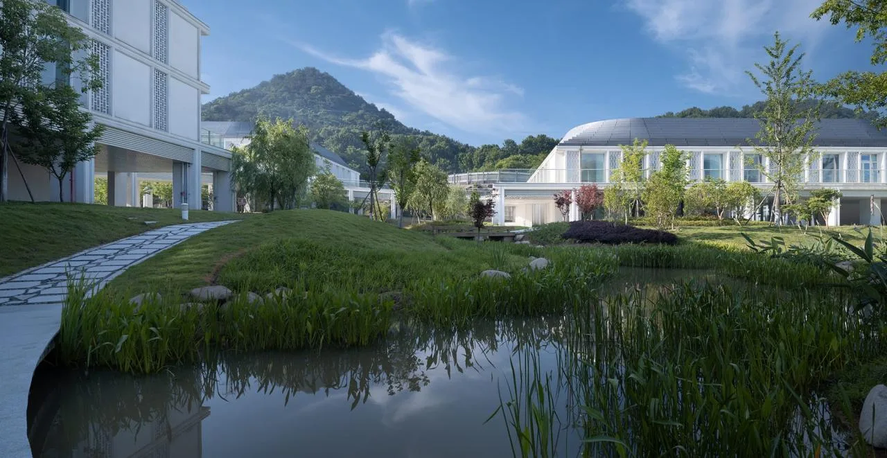 BIM Architecture | Landscape Healing, Livable Body and Mind: Hangzhou First Social Welfare Institute/Zhejiang University Architectural Design and Research Institute