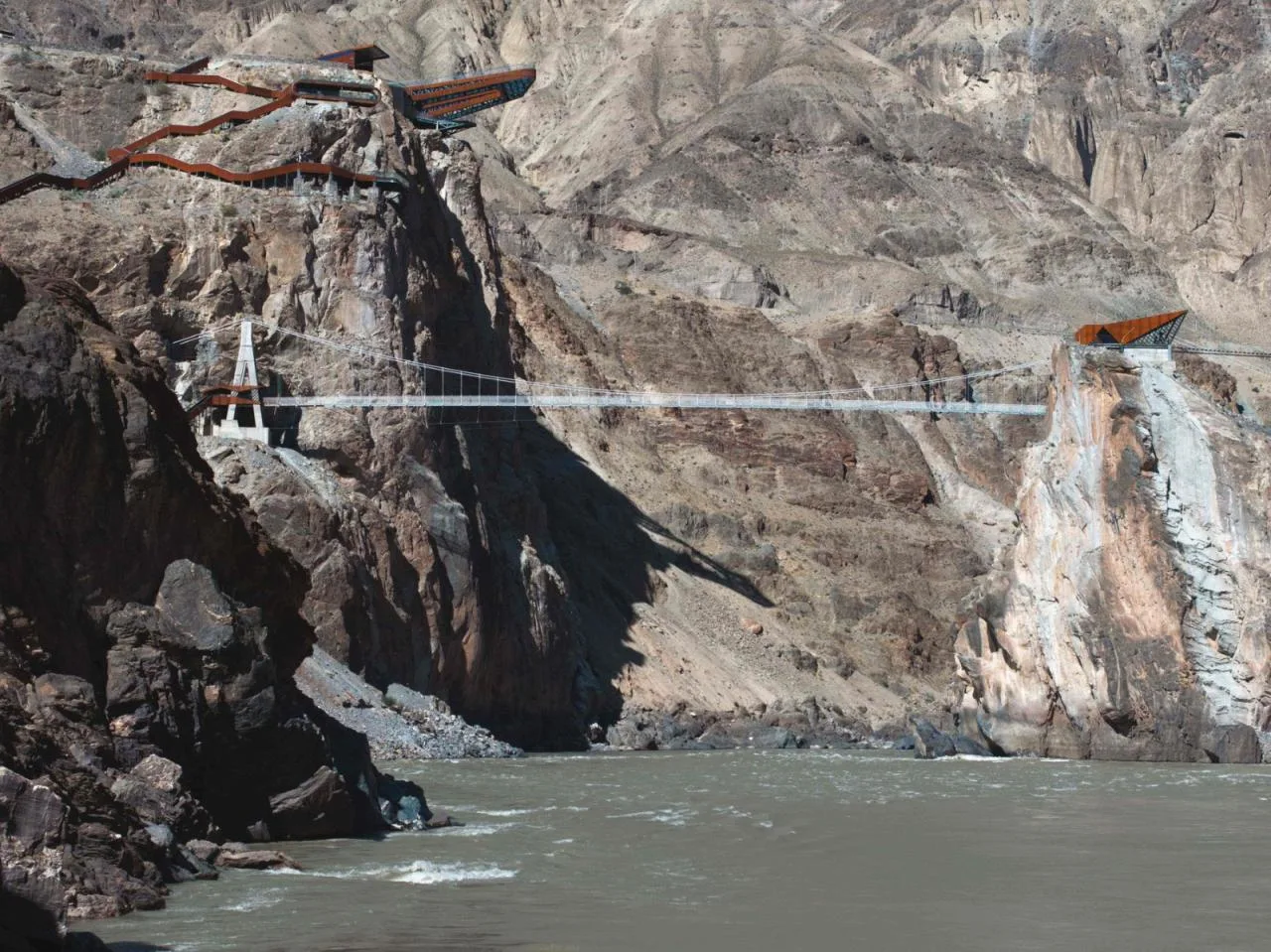 BIM Architecture | Nujiang 72 turn Grand Canyon Scenic Spot in Xizang/Xiaoyin Architecture Firm