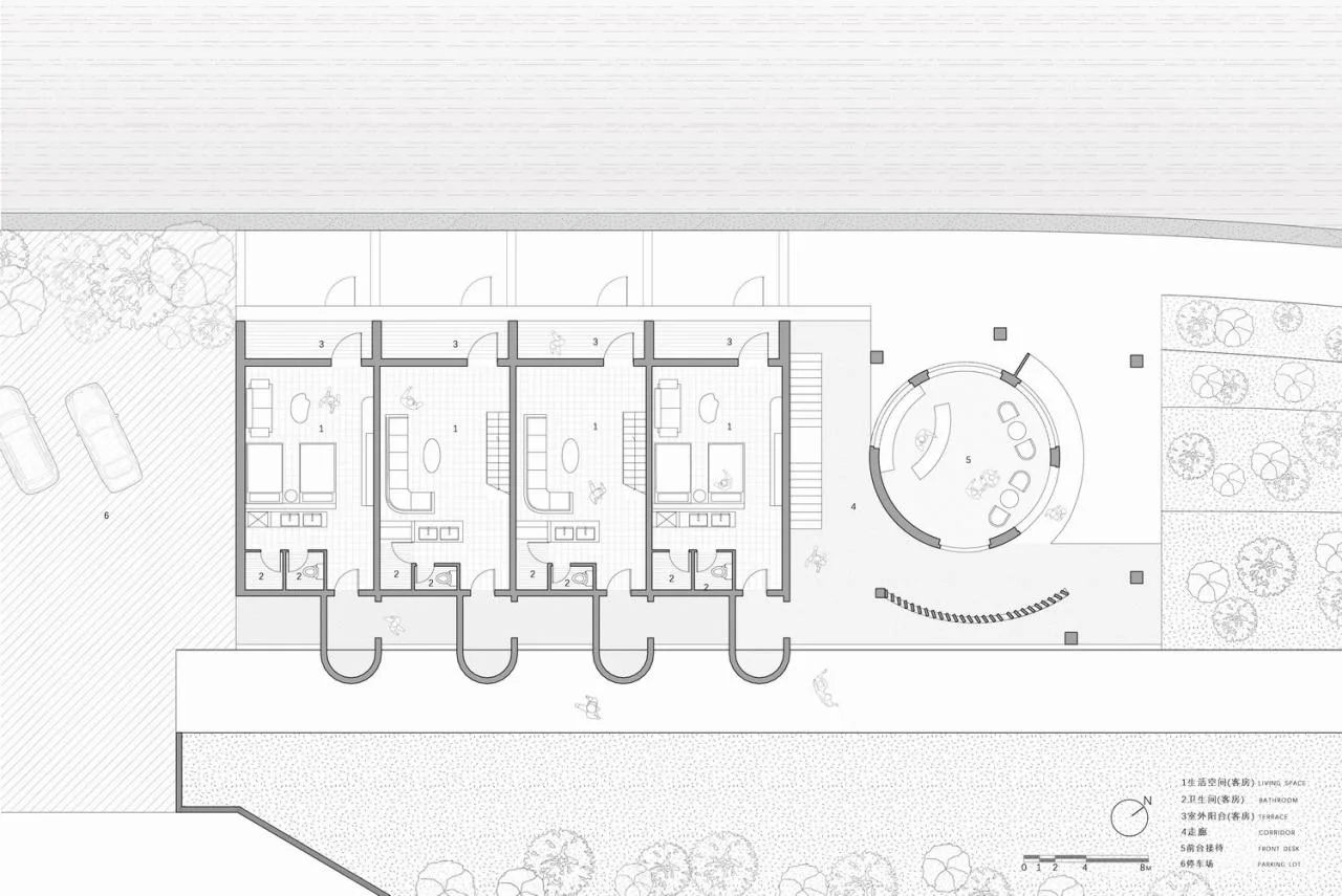 BIM Architecture | Orange Bay Homestay/Flat Design on Changsha Island