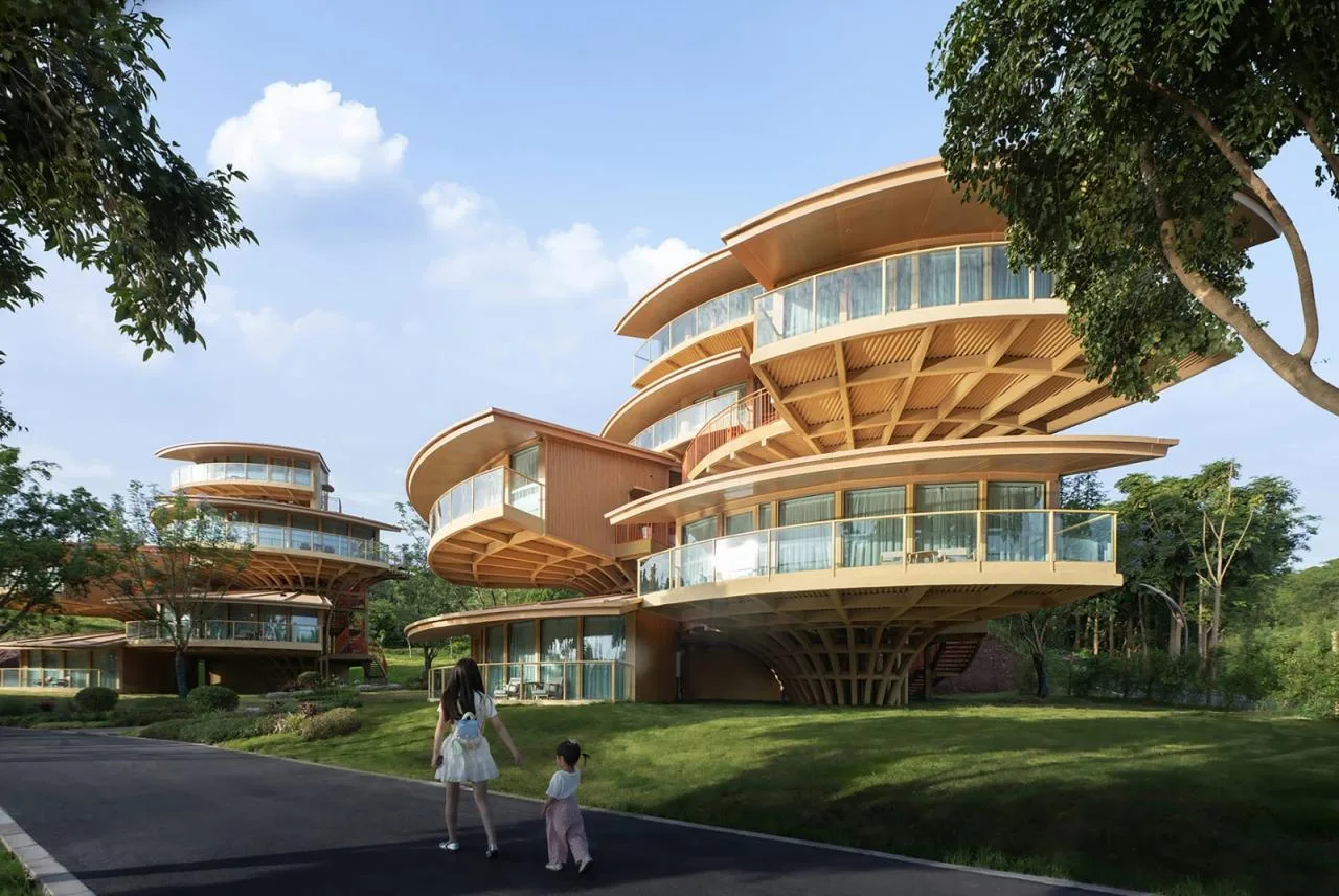 BIM Architecture | Structure of Leaves: Tree House Design for Nanxi Happy Countryside Wild Fun Hotel/Wang Hui Architecture Studio