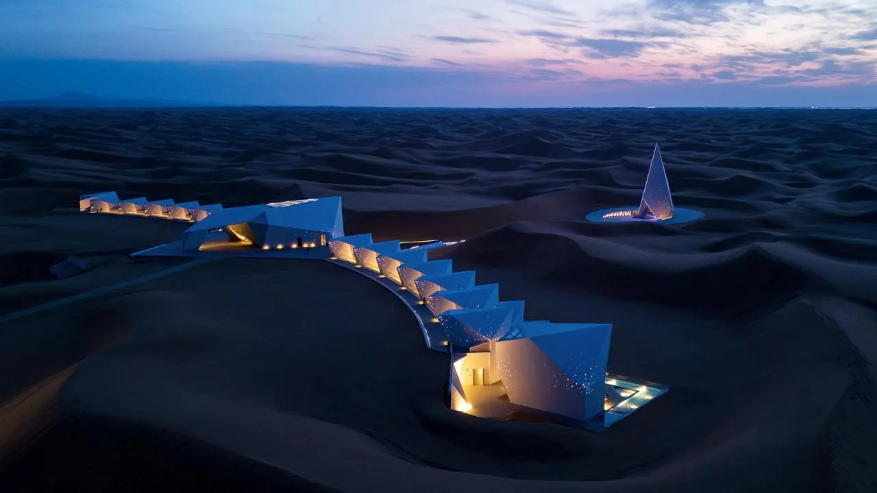 BIM Architecture | Zhongwei Desert Diamond Hotel/Shuishi Design - Mikawa Studio